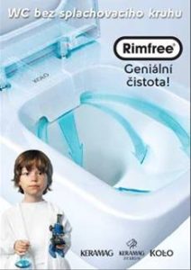 RIMFREE - WC bez splachovacího kruhu